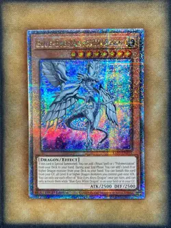 Yugioh Blue-Eyes Abyss Dragon RA01-EN016 Quarter Century Secret Rare 1st Ed NM - Image 1