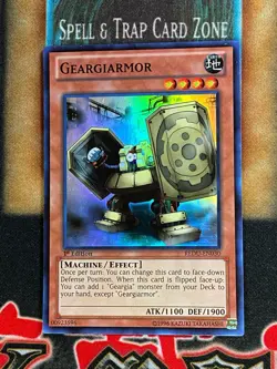 Yugioh Geargiarmor REDU-EN030 Super Rare 1st Ed LP - Image 1