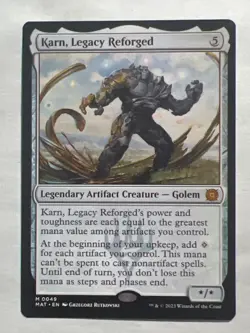 MTG - Karn, Legacy Reforged - MoM Aftermath - Mythic - NM - Magic the Gathering - Image 1
