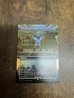 MTG Steelshaper's Gift RAINBOW FOIL Fallout Secret Lair Drop - Image 1