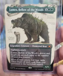 Lumra Bellow of the Woods Extended Borderless MTG Magic Card NM Near Mint BLB - Image 1