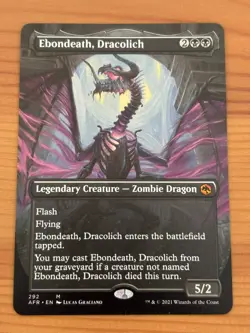 Ebondeath, Dracolich - Aetherdrift - MTG - 292 - Image 1