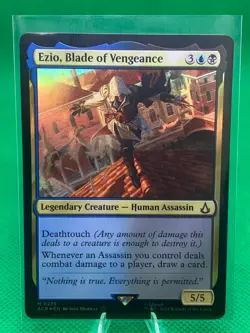 MTG - Ezio, Blade of Vengeance- Assassins Creed - #275- Foil - Image 1