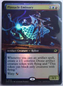 Pinnacle Emissary [New, Near Mint] Extended *Foil* {Edge of Eternities} - Image 1