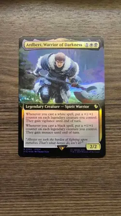 MTG Magic x Final Fantasy Ardbert, Warrior of Darkness (Extended Art) FOIL - Image 1