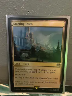Starting Town 0289, Final Fantasy MTG, Foil - Image 1