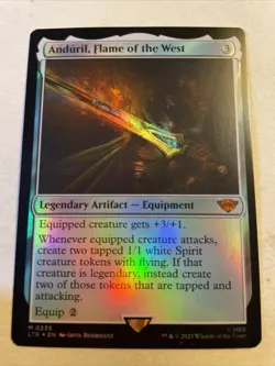 Anduril, Flame of the West Foil Magic Lord Of The Rings 236 - Image 1