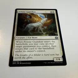 1x Felidar Guardian (019) Aether Revolt LP MTG Magic the Gathering x1 MKE - Image 1
