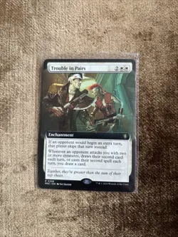 TROUBLE IN PAIRS BORDERLESS NM COMMANDER Murders At Karlov Manor 0326 - Image 1