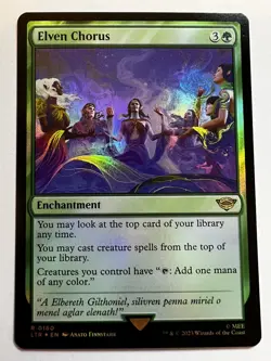 FOIL Elven Chorus ~ The Lord of the Rings [ NearMint ] [ Magic MTG ] - Image 1