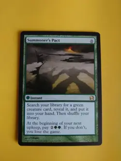 Summoner's Pact. Rare Instant Magic the Gathering Card. - Image 1