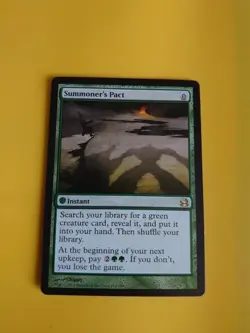 Summoner's Pact. Rare Instant Magic the Gathering Card. - Image 2