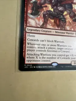 MTG Gornog, the Red Reaper J25 0049 R NM Regular Rare Anime - Image 3