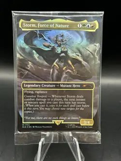 Magic the Gathering MTG Secret Lair Marvel - Storm Rainbow Foil - New Sealed - Image 1