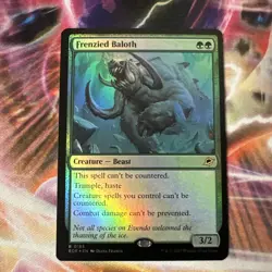 Frenzied Baloth Edge of Eternities, Rare, NM, Foil - Image 1