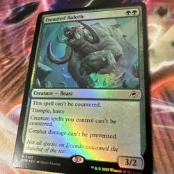 Frenzied Baloth Edge of Eternities, Rare, NM, Foil - Image 2