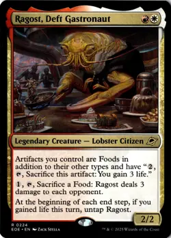 Ragost, Deft Gastronaut Non-Foil Edge of Eternities 224 NM MTG - Image 1