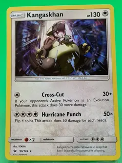 Kangaskhan - Sun & Moon Base Set 99/149 Rare Pokemon TCG Card NM - Image 1