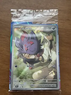 Pokemon N's Zorua Svp189 ETB Promo card Journey Together Sealed - Image 1