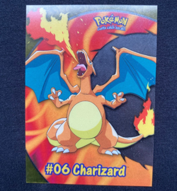 Pokemon 1999 Vintage Topps #06 Charizard PC3 Chase Card Rare Vintage Pokemon NM - Image 1
