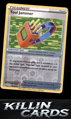 Reverse Holofoil Tool Jammer 136/163 Pokemon Uncommon SWSH05: Battle Styles Card - Image 1