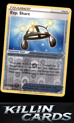 Reverse Holofoil Exp. Share 126/163 Pokemon Uncommon SWSH05: Battle Styles Card - Image 1