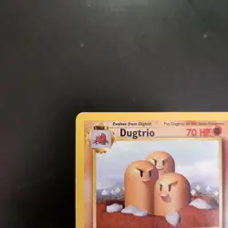 Pokemon Card Base Set Dugtrio 19/102 Non-Holo - LP - Image 4