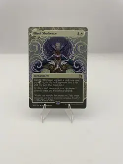 Blind Obedience - Wilds of Eldraine: Enchanting Tales (WOT) - MTG - Borderless - Image 1