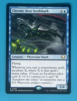 Mtg Chrome Host Seedshark Commander: Edge of Eternities Regular - Image 1
