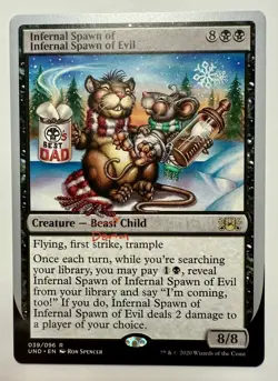 1x Infernal Spawn of Infernal Spawn of Evil - Unsanctioned MTG Magic - Image 1
