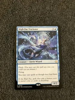 Magic The Gathering MTG - High Fae Trickster - FDN - Image 1