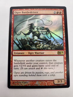 Ogre Battledriver - M14 - Magic The Gathering MTG - Foil / Lightly Played - Image 1