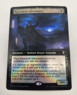Ravenloft Adventurer Extended Foil Magic MTG 2022 Battle for Baldur's Gate LP - Image 5