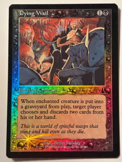 Dying Wail FOIL Urza's Destiny Black Common MTG - Image 1