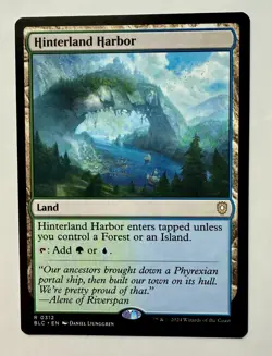 Hinterland Harbor MTG BLC 0312 Rare NM - Image 1