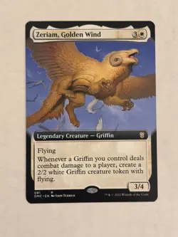Zeriam, Golden Wind (Extended Art) Dominaria United Magic the Gathering MTG - Image 1