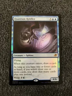 Magic The Gathering MTG - Quantum Riddler Foil - EOE - Image 1