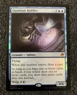 Magic The Gathering MTG - Quantum Riddler Foil - EOE - Image 1