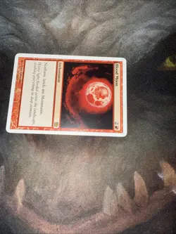 MTG Blood Moon 9th Edition NM Classic Red Enchantment Mana Denial Rare - Image 2