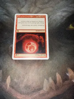 MTG Blood Moon 9th Edition NM Classic Red Enchantment Mana Denial Rare - Image 3