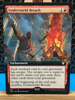 MTG - Underworld Breach. Theros: Beyond Death. Rare - Extended Art - Enchantment - Image 1