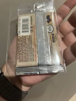 Pokemon Fossil Booster Pack Zapdos Artwork Sealed WOTC Vintage Long Crimp - Image 3