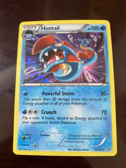 Huntail 50/160 XY-Primal Clash Holo POKEMON TCG CARD - Image 1