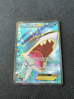 Sharpedo EX - 152/160 - Pokemon Primal Clash XY Full Art Ultra Rare Card LP - Image 1