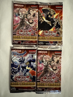 (Lot of 4) YU-GI-OH! ANCIENT GUARDIANS 1ST EDITION BOOSTER PACKS #6 - Image 1
