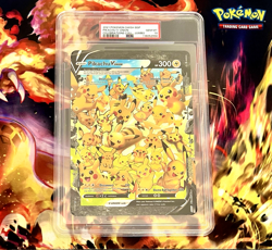 2021 Pokemon SWSH Celebrations Black Star Promo - PIKACHU V-Union JUMBO PSA 10 - Image 1