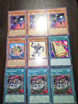 Toon World Set Yugioh Cards - Image 1