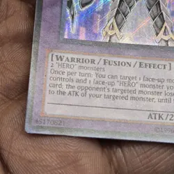 Yugioh Card Vision HERO Adoration (GENF-EN096) Secret Rare - Image 5