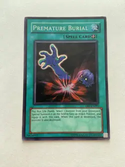 Premature Burial DB1-EN091 - HP - Dark Beginning 1 Super Rare - Yugioh - Image 1