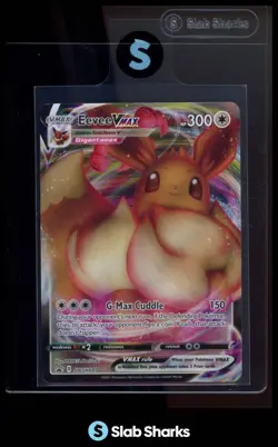 2019 POKEMON SWORD & SHIELD BLACK STAR PROMOS #SWSH087 EEVEE VMAX - Image 1